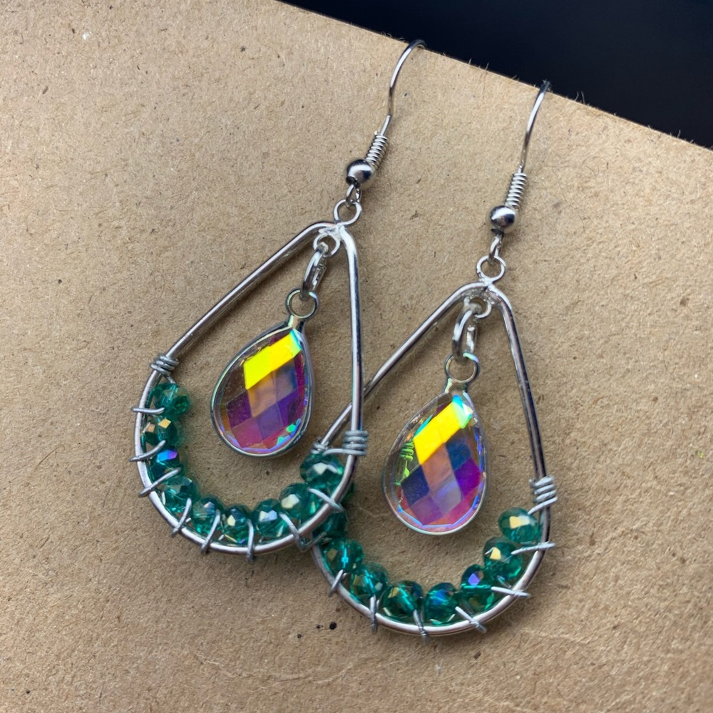 Crystal earrings ✨ - Picture 2 of 3